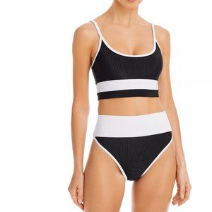 Beach Riot Black and White Bikini
